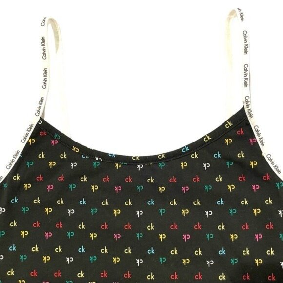 CALVIN KLEIN Colorful Camisole with Built in Bra - Medium - NWT - Picture 2 of 3